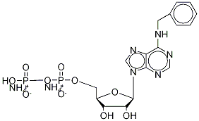 N6-Benzyladenosine Diphosphate, Ammonium SaltDiscontinued 구조식 이미지