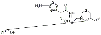 Cefdinir-15N2,13C Structure
