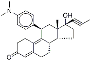 Mifepristone-d3 Structure