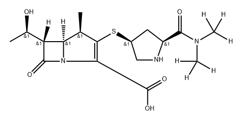 Meropenem-d6 Structure