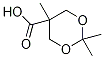 2,2,5-Trimethyl-1,3-dioxane-5-carboxylic Acid-d3 Structure