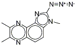 2-Azido-3,7,8-trimethyl-3H-imidazo[4,5-f]quinoxaline-d3 구조식 이미지