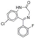 nor-Flurazepam-d4 Structure