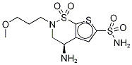 N-Desethyl Brinzolamide-13C,d3 구조식 이미지