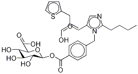 Eprosartan Acyl-β-D-glucuronide, >90% 구조식 이미지