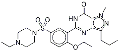 Homo Sildenafil-d5 구조식 이미지