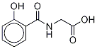 2-Hydroxy Hippuric Acid-13C2,15N 구조식 이미지