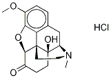 Oxycodone-O-methyl-d3 Hydrochloride 구조식 이미지