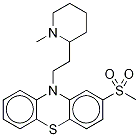 Thioridazine-d3 2-Sulfone 구조식 이미지