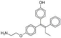(E)-N,N-DidesMethyl-4-hydroxy TaMoxifen 구조식 이미지