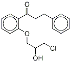 DepropylaMino Chloro Propafenone-d5 구조식 이미지