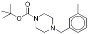 N-tert-Butoxycarbonyl 1-(3-Methylbenzyl)piperazine-d8 Structure