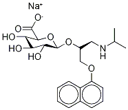 (R)-Propranolol-d7 β-D-Glucuronide SodiuM Salt 구조식 이미지