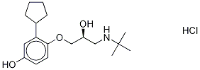 (S)-4-Hydroxy Penbutolol-d9 Hydrochloride 구조식 이미지