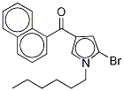  1-Hexyl-2-broMo-4-(1-naphthoyl)pyrrole