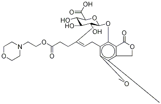 Mycophenolate Mofetil β-D-O-Glucuronide Structure