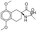 2-(AcetylaMino)-1,2,3,4-tetrahydro-5,8-diMethoxy-2-naphthalenecarboxylic Acid-13C Structure