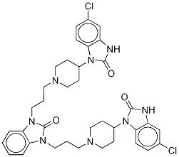 3'-[4-(5-Chloro-2,3-dihydro-2-oxo-1H-benziMidazol-1-yl)-1-piperidinyl]propyl DoMperidine (DoMperidine IMpurity F) 구조식 이미지