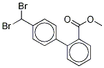 4',4'-(DibroMoMethyl)-[1,1'-biphenyl]-2-carboxylic Acid Methyl Ester Structure