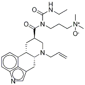 Cabergoline N-Oxide 구조식 이미지