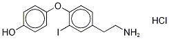 3-IodothyronaMine-d4 Hydrochloride 구조식 이미지