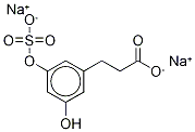 3,5-Dihydroxyphenylpropanoic Acid 3-O-β-D-Glucuronide 구조식 이미지