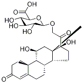11β,17-Dihydroxy-3,20-dioxopregn-4-en-21 Structure