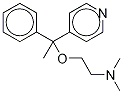 4-[α-(2-DiMethylaMinoethoxy)-α-Methyl(benzyl-d5)]pyridine 구조식 이미지