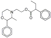 α-Ethylbenzeneacetic Acid2-(3-Methyl-2-phenyl-4-Morpholinyl)ethyl Ester-d4 구조식 이미지