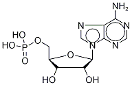 Adenosine 5'-Monophosphate-13C5 Structure
