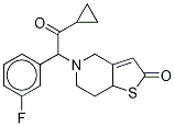 m-Fluoro Prasugrel Thiolactone
(Mixture of Diastereomers) 구조식 이미지