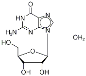 Guanosine-1',2',3',4',5'-13C5 Monohydrate Structure