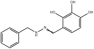2,3,4-Trihydroxybenzaldehyde 2-Benzylhydrazone 구조식 이미지