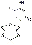 5'-DEOXY-2',3'-O-ISOPROPYLIDENE-4-THIO-5-FLUOROCYTIDINE-13C,15N2 Structure