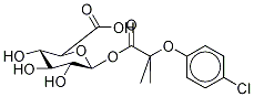 Clofibric Acid-D4 Acyl-b-D-glucuronide Structure