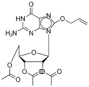 Tri-O-acetyl-8-(allyloxy)guanosine 구조식 이미지