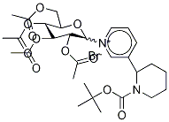 N-tert-Butoxycarbonylanabasine D-Glucose-2,3,4,6-tetraacetate Bromide Structure