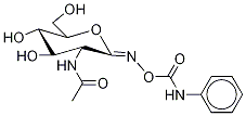 (E)-O-(2-Acetamido-2-deoxy-D-glucopyranosylidene)amino N-Phenyl-d5-carbamate Structure