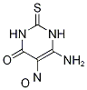 6-Amino-5-nitroso-2-thiouracil-13C,15N Structure