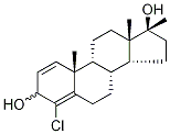 4-Chloro-17α-methyl-1,4-androstadiene-3β,17β-diol 구조식 이미지