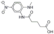 Glutaric Acid-2-methylamino-5-nitromonoanilide-d3 구조식 이미지