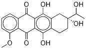 7-Deoxy Daunorubicinol Aglycone-13C,D3 (Mixture of Diastereomers) 구조식 이미지