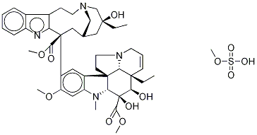 4-Desacetyl Vinblastine Methosulfate 구조식 이미지