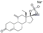 Etonogestrel Sulfate Sodium Salt 구조식 이미지