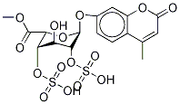 4-Methylumbelliferyl α-L-Idopyranosiduronic Acid Methyl Ester 2,4-Disulfate
 구조식 이미지