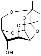1,6,2,3-Di(isopropylidene) β-D-Mannose 구조식 이미지