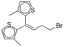 2,2'-(4-BroMo-1-butenylidene)bis-3-Methyl-d6-thiophene Structure