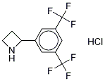 2-[3,5-Bis(trifluoroMethyl)phenyl]azetidine Hydrochloride 구조식 이미지