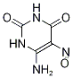 6-AMino-5-nitrosouracil-13C2 구조식 이미지