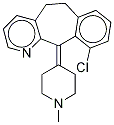 8-Dechloro-10-chloro-N-Methyl Desloratadine 구조식 이미지